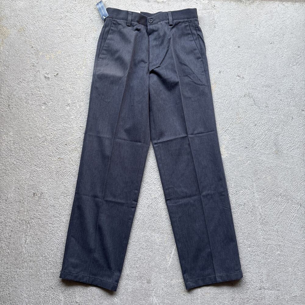 Vintage Dockers 30x32 FLAT FRONT Individual Classic Fit Khaki HEATHER GREY